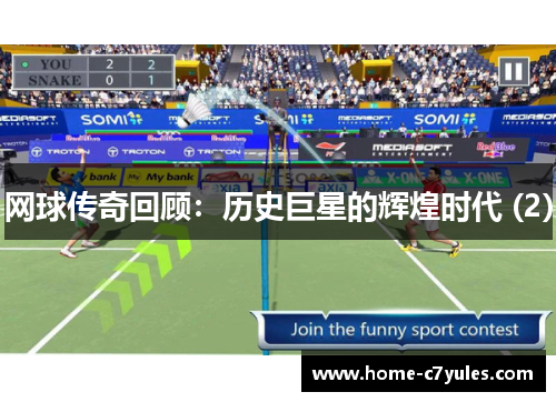 网球传奇回顾：历史巨星的辉煌时代 (2)